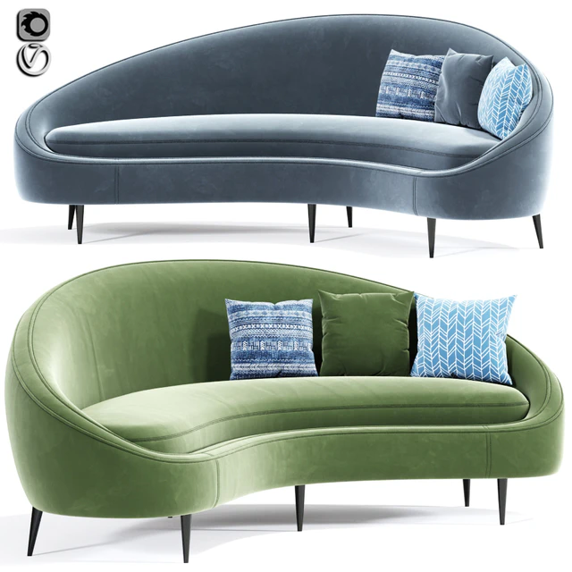 Ether Peddler Curved Sofa — Descargar