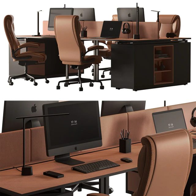 Employee Set - Office Furniture 704 — Скачать