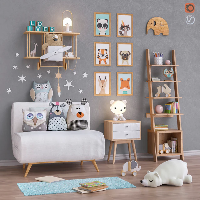 Toys and furniture set 33 — Descargar
