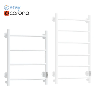 Electric towel warmer EWRIKA Safo PR1 80x50, black — Ver 3