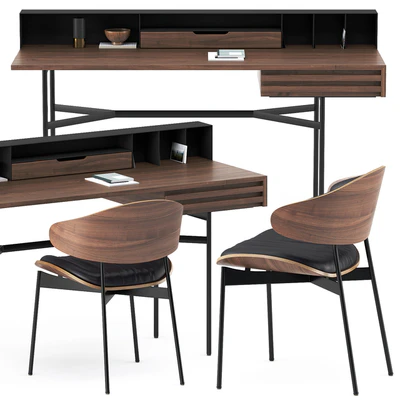 HARRI WRITING DESK and LUZ CHAIR by more — Вид 5