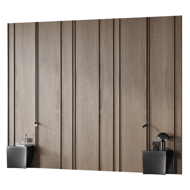 Headboard 002 | bedroom headboard | Wall composition — Descargar