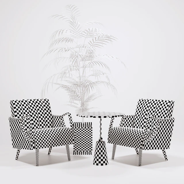 Horta Fauteuil Armchairs golden tree and table Arteriors — Descargar
