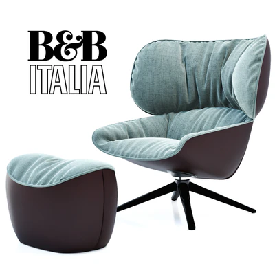 B &amp; B Italia TABANO (Vray + Corona) — Ver 3