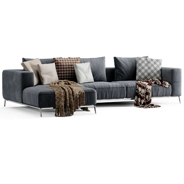 Flexform Ettore Chaise Longue Sofa 2 — Скачать