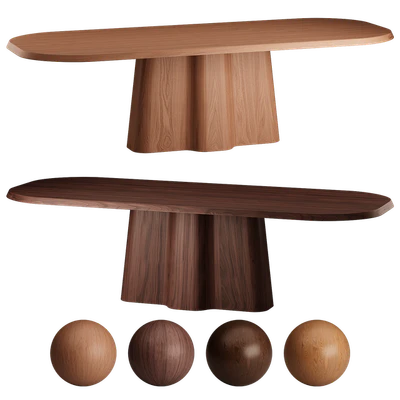 Kyoto Rectangular Dining Table by rh.com — download