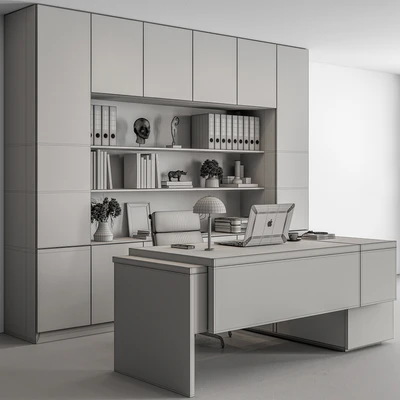 Boss Desk - Office Furniture 563 — Вид 4