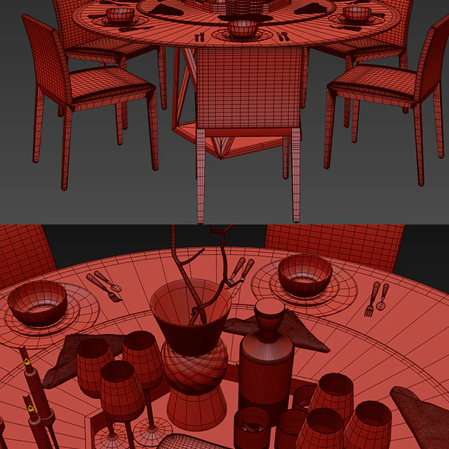 Walter Knoll Table Set — Descargar