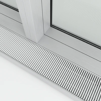 Panoramic window in the floor with radiator — Ver 3
