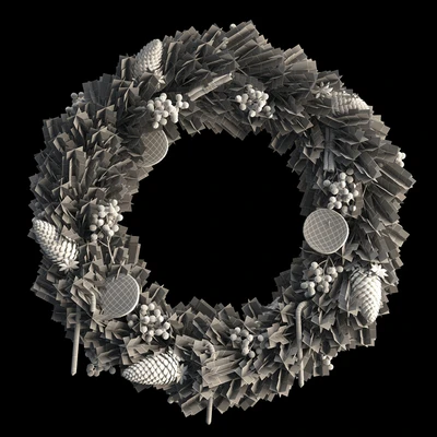 Christmas wreath 66cm — Ver 4