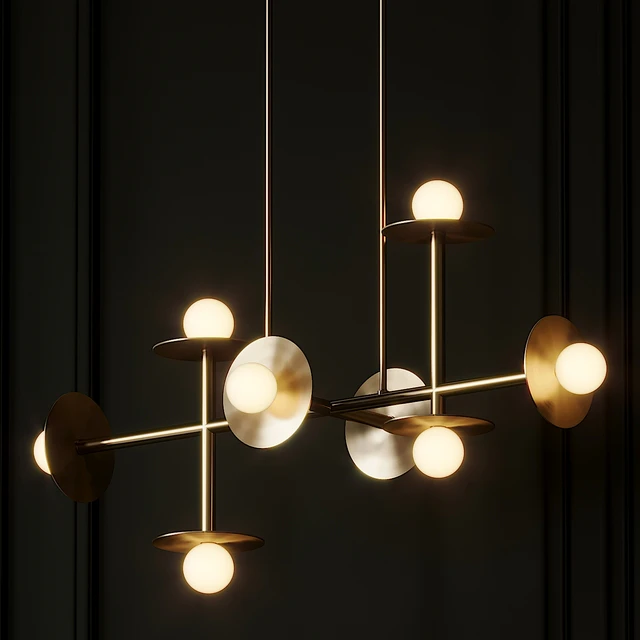Nodes 8 Light Linear Suspension by Kelly Wearstler — Descargar
