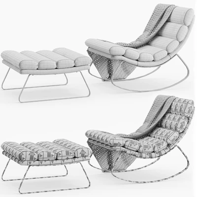 Cierre imbottiti monet armchair — Ver 3