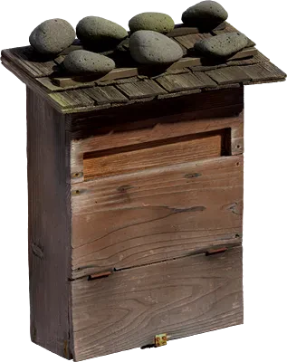 japanese wooden mailbox 002 — Скачать
