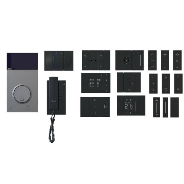 Домофонная система/Розетки и выключатели Bticino/Bticino Living Now 2022 Черный — Скачать