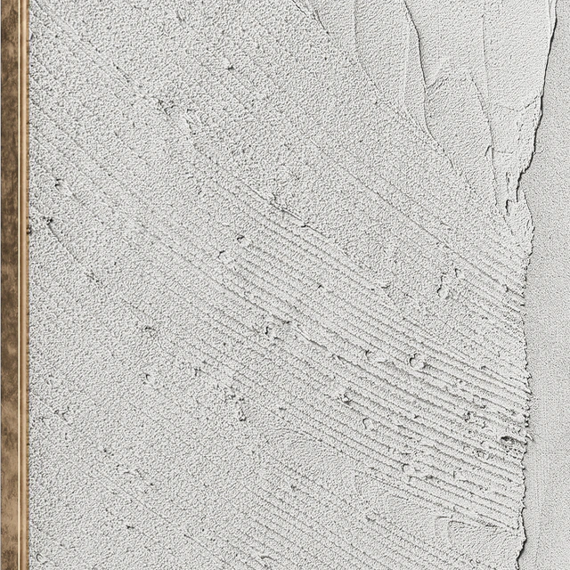 Boho Gray Relief Plaster Wall Art C-677 — Скачать