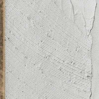 Boho Gray Relief Plaster Wall Art C-677 — Вид 7