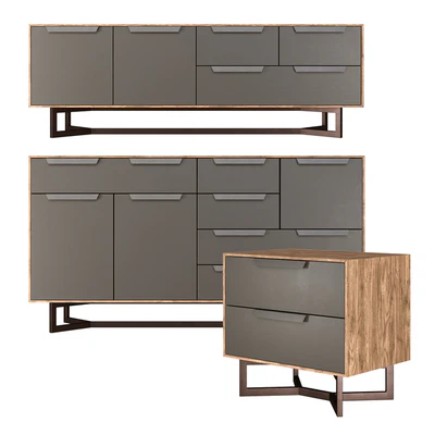 Hedberg nightstand, chest of drawers, TV stand — Ver 1