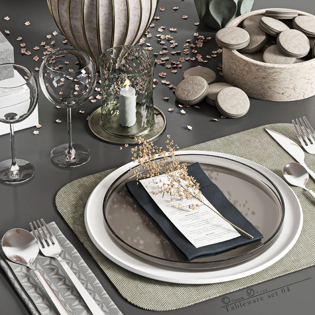tableware set 04 — Descargar