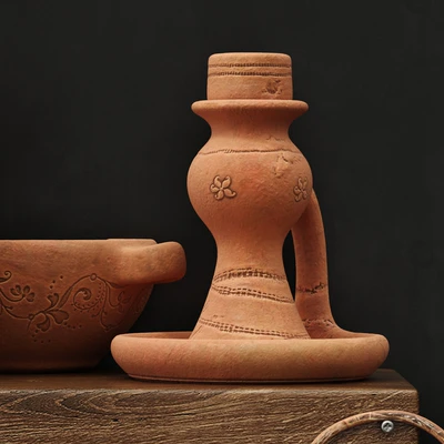 Dishes clay n20 / Clay crockery shelf no.20 — Ver 7