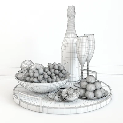Champagne &amp; fruits — Ver 3