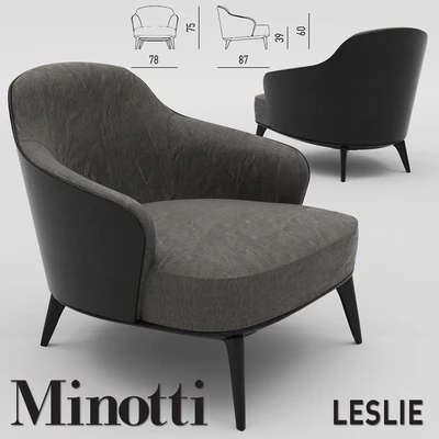 Minotti Leslie Armchair — Descargar
