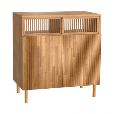 Oak Bar Table, Bilbao Oak Color La Redoute Interieurs — Ver 1