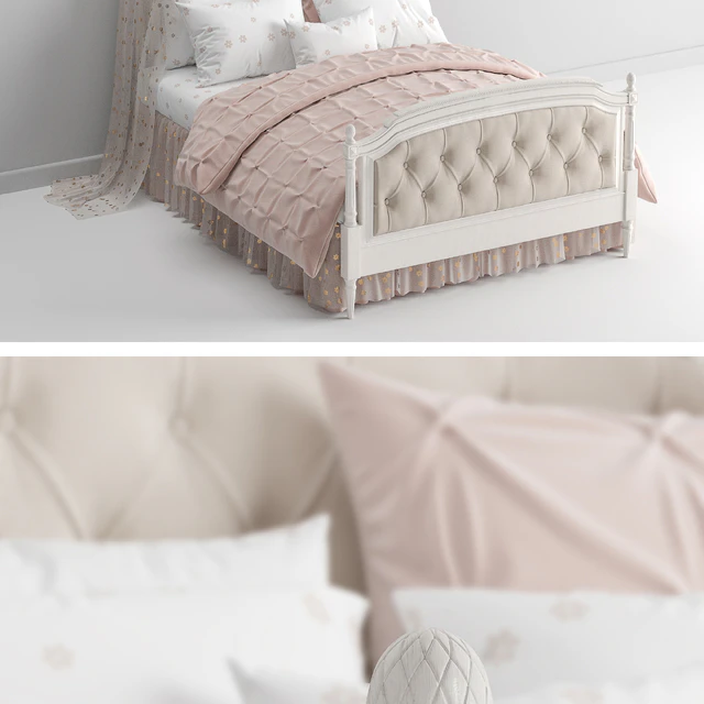 Blythe upholstered bed — Descargar