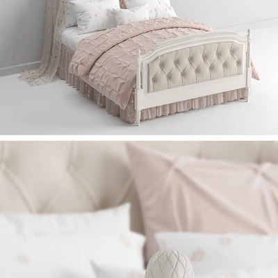 Blythe upholstered bed — Ver 5