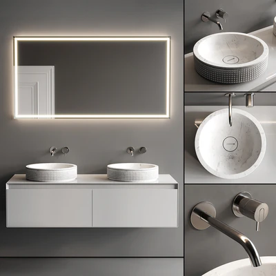 Antonio Lupi Panta Rei + Pixel Vanity Unit Set 3 — Вид 1