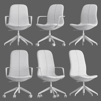 Work chair IKEA LONGFJELLL — Ver 3