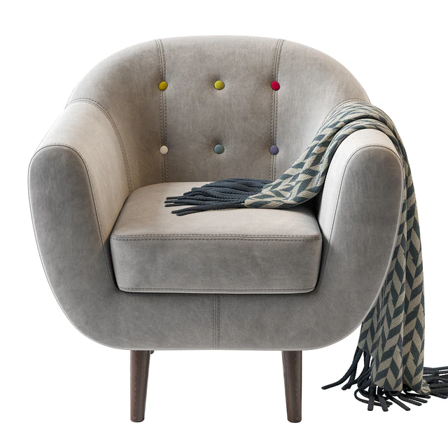 Armchair Rotterdam Tesla Gray — Descargar
