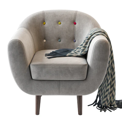 Armchair Rotterdam Tesla Gray — Ver 5