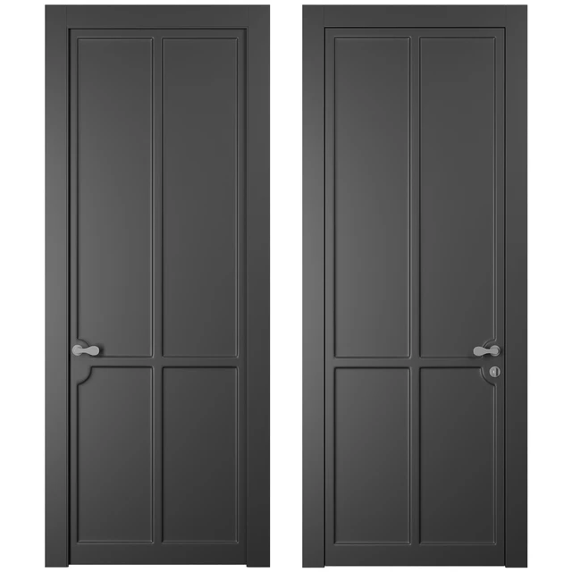 Interior door SOFTFORM with smooth coplanar platband "Volkhovets" — Descargar