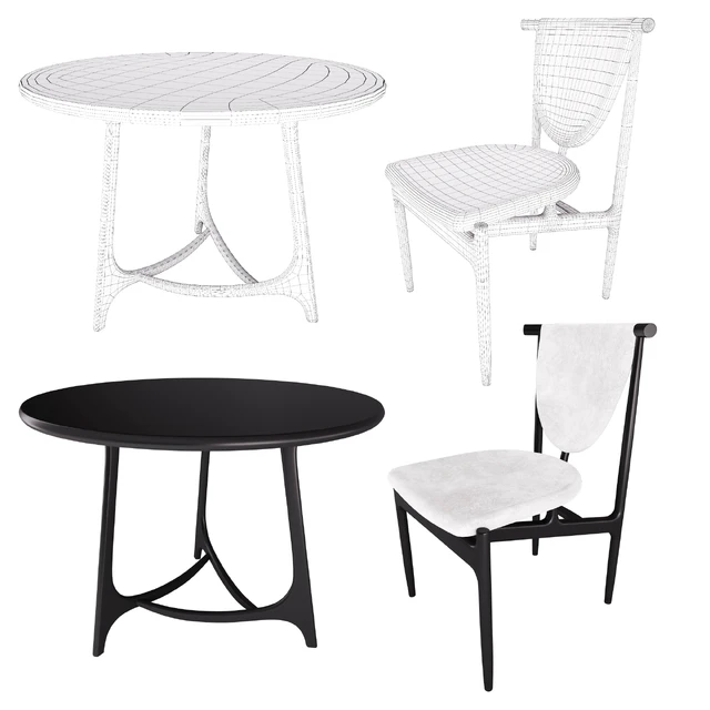 Wenger Chair, Kyns Table — Descargar