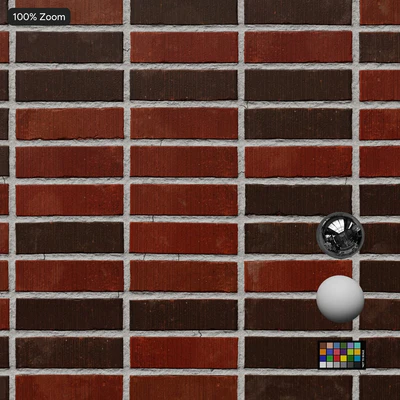 stack bond brick wall texture red and black — View 4