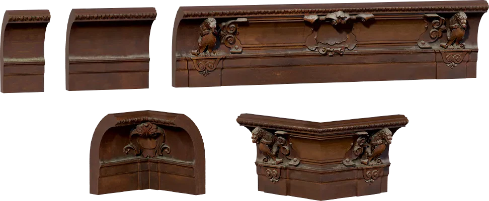 modular wooden ceiling trim kit 001 — Descargar