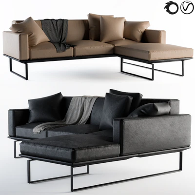 Sofa Cassina Cube L — View 1