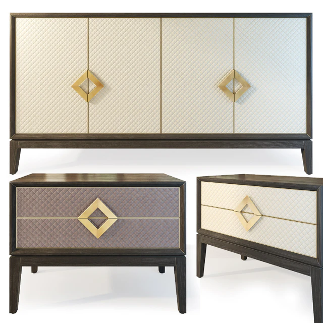 Комод и тумба  Laurent. Sideboard, nightstand. The Sofa & Chair company — Скачать