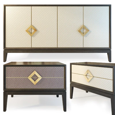 Комод и тумба  Laurent. Sideboard, nightstand. The Sofa & Chair company — Вид 1