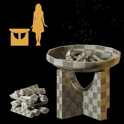 Чаша для костра Concretika iron S80 — Вид 3