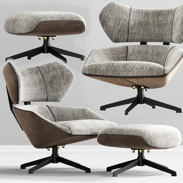 Camila armchair and pouf — Descargar