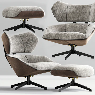 Camila armchair and pouf — Ver 1