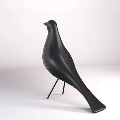EAMES black wooden bird — Вид 3