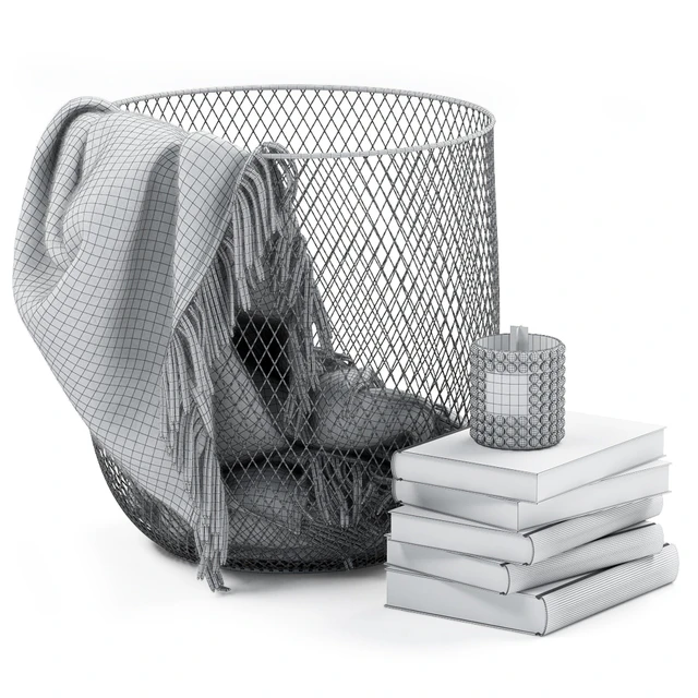 METAL BASKET DECOR 08 — Descargar