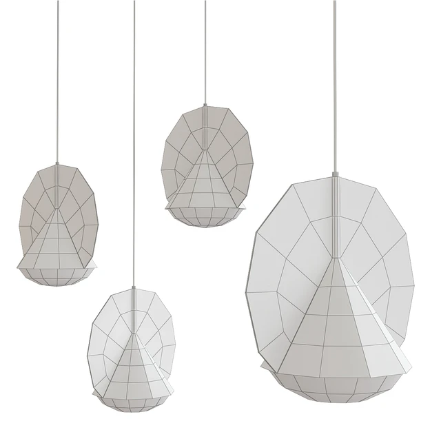 Scandlight Oanez Chandelier (low poly) — Descargar