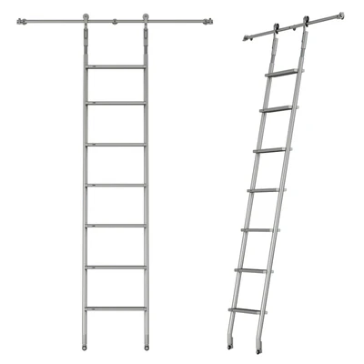 MWE SL.6002.KL Telescoping Rolling Ladder — Ver 1