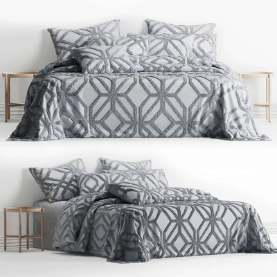 Adairs Willow Silver Coverlet — Вид 1