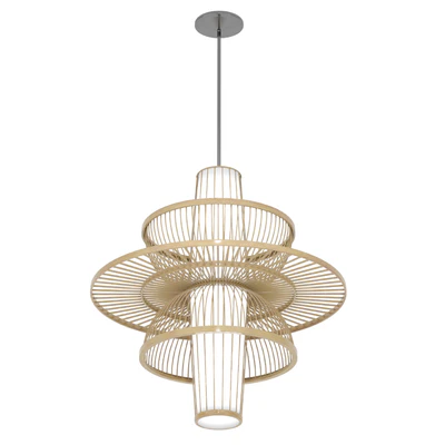 Pastoral Rattan Decorative Pendant Lights — Вид 1