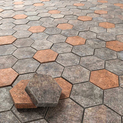 Paving hexagon / Hexagonal Cobbles — Ver 1