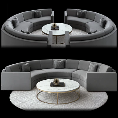 Curve sofa Restoration Hardware — Descargar